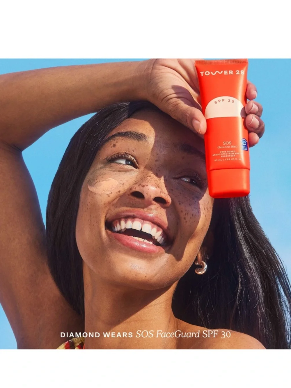 Tower 28 SOS Face Guard SPF 30 Sunscreen & Lip Treatment (Added Daisy Bag Charm) - Picture 10 of 16